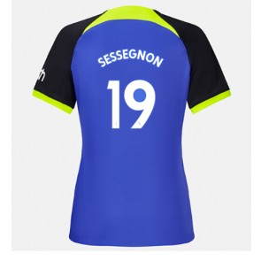 Tottenham Hotspur Ryan Sessegnon #19 kläder Kvinnor 2022-23 Bortatröja Kortärmad